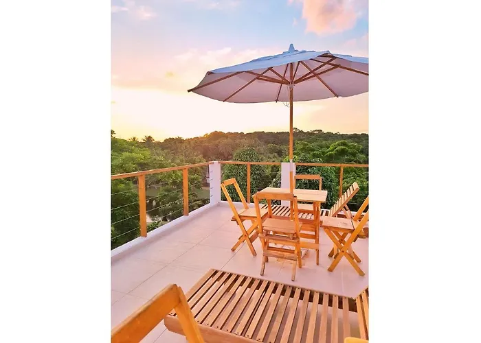 Vila Pitangueira - Apto Verde - Com Cafe No Centro De Serra Grande Com Piscina, Jacuzzi, Internet Rapida